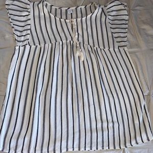 old navy tie blouse